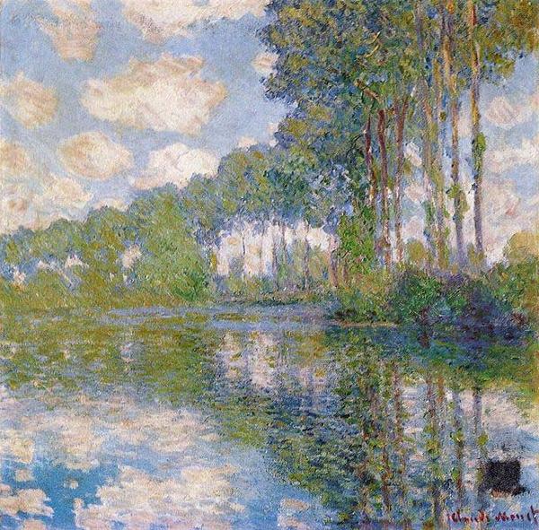 Pappeln on the Epte,, Claude Monet